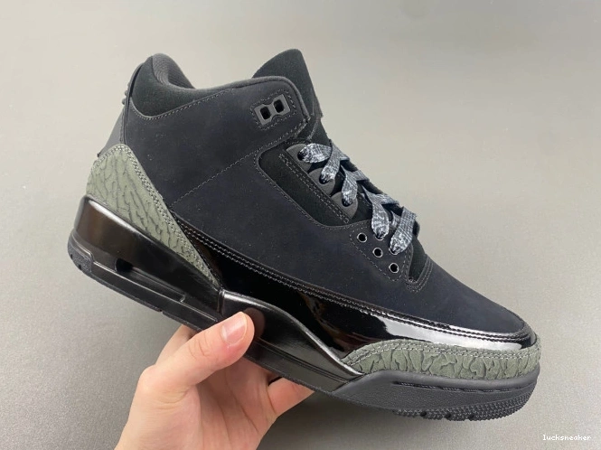 Rep LUCY 3 Black Retro CK9246-168 Cat Air Jordan 0714